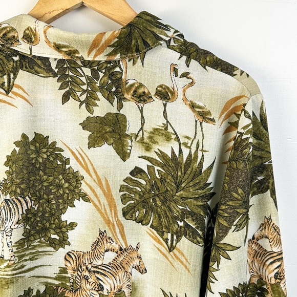 Vintage blouse - jungle/animal theme - relaxed fit 11/12 - Picture 6 of 7